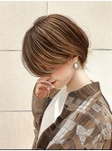 ハンサムショートショートボブ　ショートが得意　３０代　４０代
