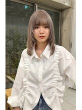 シーン 立川(SCENE) 髪質改善カラー韓国レイヤー顔周りカットブリーチボブ立川._.