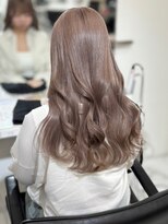 ランテルディ 渋谷(LANTERDIT)&nbsp;ミルクティーグレージュ 透明感カラー ブリーチ ハイトーン 艶髪
