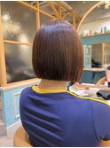 ミニウルフレイヤーカット顔周り前髪韓国ショートボブ/大宮