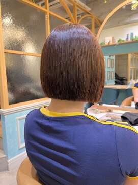 ロンドフルール 大宮東口(Lond fleur) ミニウルフレイヤーカット顔周り前髪韓国ショートボブ/大宮