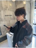 マッシュシャドウパーマ
