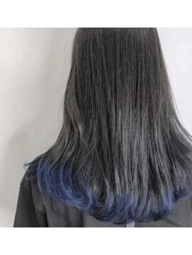 コアフィールドマサコ 小松島店(COIFFURE de MASAKO) 裾カラー☆ネイビーブルー
