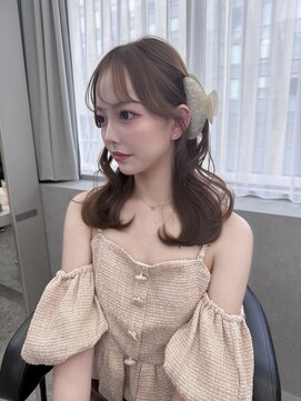 ボタン ハカタ(VOTAN hakata) 博多美容室/ベージュカラー/ダブルカラー/韓国ヘア/顔周りカット