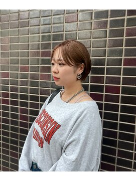 ソル(sol.) まるっとショート×ミルクティーベージュ