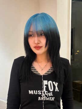 ロンドエニカ 大宮(Lond enika) 暗めカラー/姫カットレイヤー/マロンベージュ/くすみベージュ