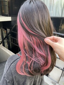 アクト 原宿(ACT) ピンクインナーカラー/ペールピンク/ホワイトピンク/ブリーチ