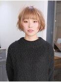 レイヤーショートボブ　【ISAO】