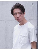 ベル 銀座並木通り店(Belle)&nbsp;銀座men'shair/メンズショート/センターパート/韓国風スタイル