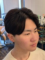 ボイスバーバー 高野店(VOICE BARBER)&nbsp;黒髪リバースセンターパート