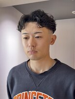 ノラ ギンザ(NORA GINZA)&nbsp;メンズヘアアクティブショートフェードカットニュアンスパーマ