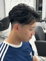 エルマーク 京都駅前(L-MARK)&nbsp;フェザーパーマ/カルマパーマ/メンズ/韓国/眉毛/センターパート