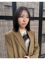 カルム 天神大名(calme)&nbsp;【calme】レイヤーカット  顔周りカット  ボブレイヤー