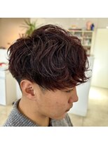 ホワイト(WHITE) マッシュ/ワインレッドメッシュ