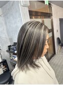 (ayame巣鴨)白髪ぼかしハイライト_セミロング_tokio_巣鴨3
