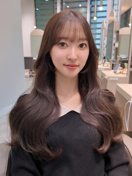 ライズ ネックス ザ サロン 渋谷(LIZE nex the salon) 【MOE】こっくりブラウンベージュ×韓国レイヤーカット