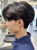 ニコトウキョウ 新宿(nico TOKYO)&nbsp;メンズセンターパート/ニュアンスパーマ/フェザーパーマ