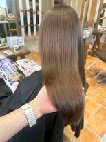 ルチア ヘア ステラ 京都店(Lucia hair stella)&nbsp;顔周りミディアムレイヤーカットハッシュカット韓国京都河原町