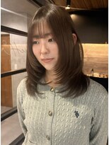 シア 富雄店(Sia.)&nbsp;顔まわりざくざくレイヤー × beige