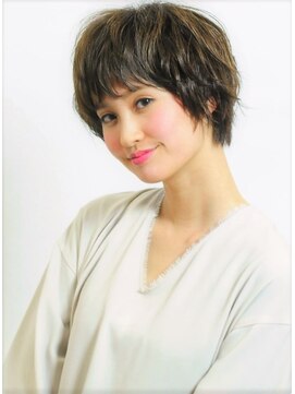 ゴッソ(gosso) 無造作ウェットショートボブ