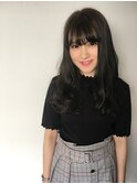 ダークアッシュ×ゆるふわウェーブ