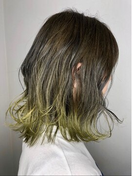 ソース ヘア アトリエ 京橋(Source hair atelier) 【SOURCE】ライトイエローグラデーション