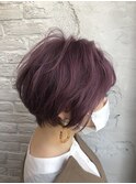 愛されショート×ピンクラベンダー