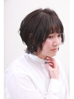 アマネク(AMANEQ by THISCOVER.)&nbsp;ショートボブ×ブルーブラック