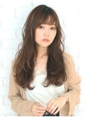 ロングスタイル/ブラウン/抜け感/20代30代40代50代