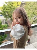 【CHERIM】透明感カラー♪#ことりベージュ 栄美容院20代30代
