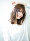 切りっぱなしセミディ