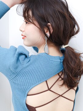 スリール バイ ミリー 江坂(Sourire by milly) 【Sourire江坂】ショコラベージュ/ベビーバング/魅力倍増カール