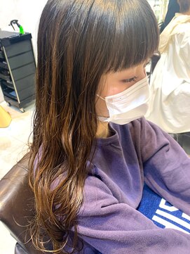 アルモヘアヴォーグ 静岡(ALMO hair VOGUE) 【ALMO】ワイドバング×ニュアンスパーマ
