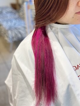 ヘアーステージ シーオーアル レッドインナー。