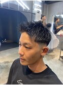 スキンフェードアップバング