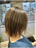 【青葉台】白髪ぼかしハイライト 明るい白髪染め 30代40代50代