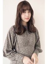 ニューヨークニューヨーク 三宮駅前店(NYNY)&nbsp;ぱっつん前髪ふんわりミディアムアースカラー