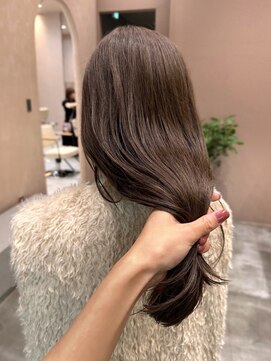 ガーデンヨコハマエスト(GARDEN YOKOHAMA est) メルティカラー　艶カラー　オリーブべージュ　ブリーチなし