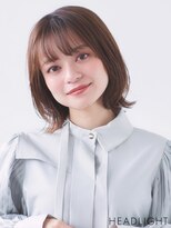 ティグル バイ ヘッドライト(Tigle by HEADLIGHT) 外ハネボブ×シースルーバング×似合わせカット