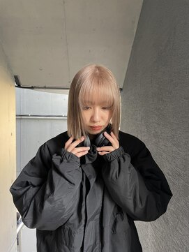 アルカナ 明治神宮前原宿(ARCANA) フルバング レッドブラウン カルマパーマ