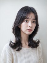 ミュウ(MYU) ★サイドバングうる艶髪くびれヘアナチュラルカール