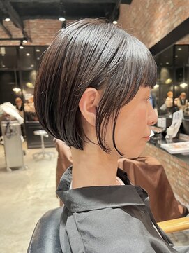 オーガニック アトリエ 大宮(organic+atelier) 20代30代大人可愛い小顔ショートボブ前下がりショート
