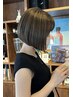 【トレンド立体感カラー】ハイライト＋カラー＋似合わせカット  