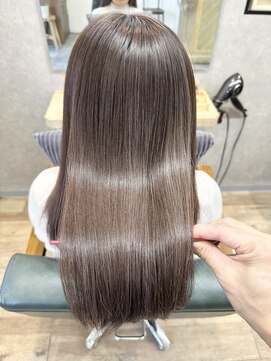 リベストバイジェービー 稲毛(li best. byjb) ダークアッシュ/大人ガーリー/似合わせカット[稲毛/白髪ぼかし]