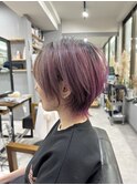 デザインカラーとショートウルフ◯