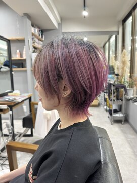 フォル(fol.) デザインカラーとショートウルフ◯