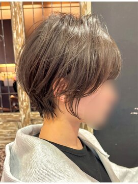 ハピネス クローバー 学園前店(Happiness CLOVER) ☆イメチェン大人かわいい★ショートボブ/白髪ぼかし/ハイライト