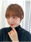 刈り上げショート　マッシュショート　前髪カット