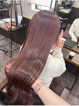 ルクスバイアフィナー(Luxo by Afinar) ピンクブラウンカラー