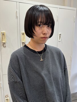 ロメオ 京橋(ROMEO) ショートボブ×顔まわりレイヤー◎